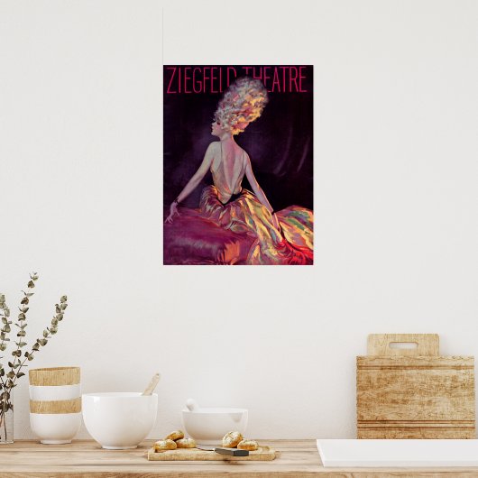 1927 Het Ziegfeld Theatre-programma omvat kunst Poster (Keuken)