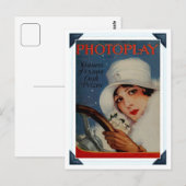  1927 Hollywood-filmmagazine cover Briefkaart (Voorkant / Achterkant)