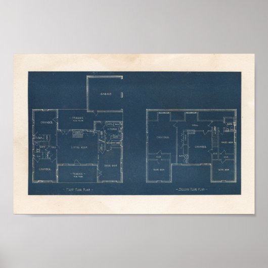  1927-huisontwerp 10A2 Layout afdrukken Poster (Voorkant)
