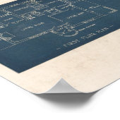 1927-huisontwerp 10A8 Afdrukindeling Poster (Hoek)