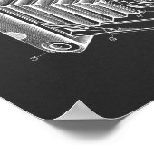 1927 Kunsttekenafdrukken voor camera-opvouwcamera Poster (Hoek)