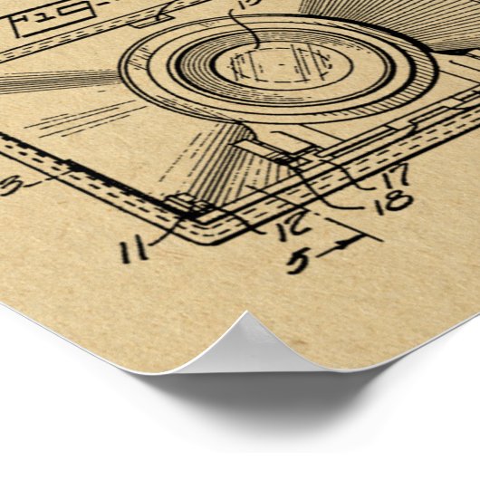 1927  kunsttekenafdrukken voor camera's poster (Hoek)