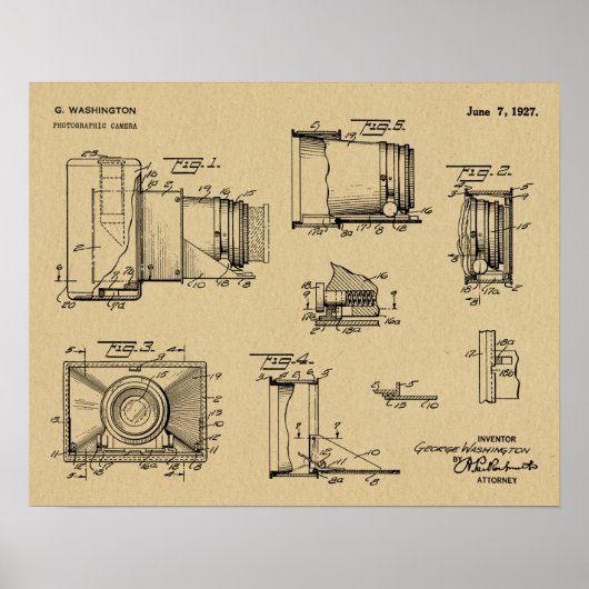 1927  kunsttekenafdrukken voor camera's poster (Voorkant)