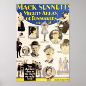 1927 Mack Sennett Studio comedians exposante adver Poster (Voorkant)