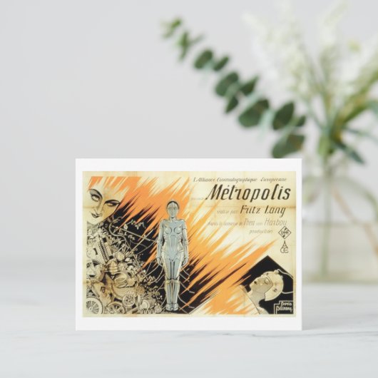 1927 - Metropolis Briefkaart (Staand voorkant)