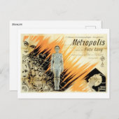 1927 - Metropolis Briefkaart (Voorkant / Achterkant)