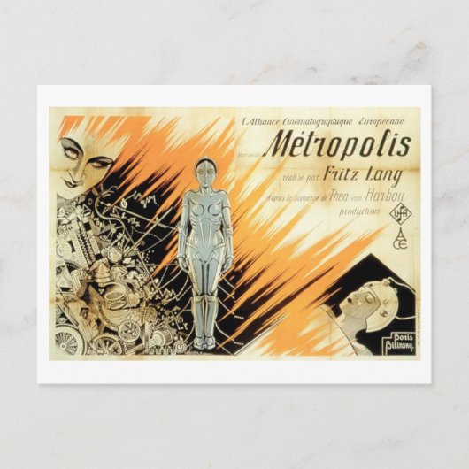 1927 - Metropolis Briefkaart (Voorkant)