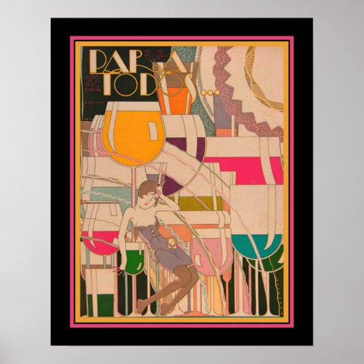 1927 Para Todos Art Deco Poster (Voorkant)