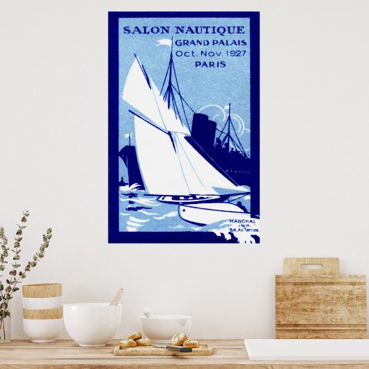 1927 Paris Boat Show Poster (Keuken)