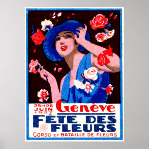 1927 Poster van het Show van Genève
