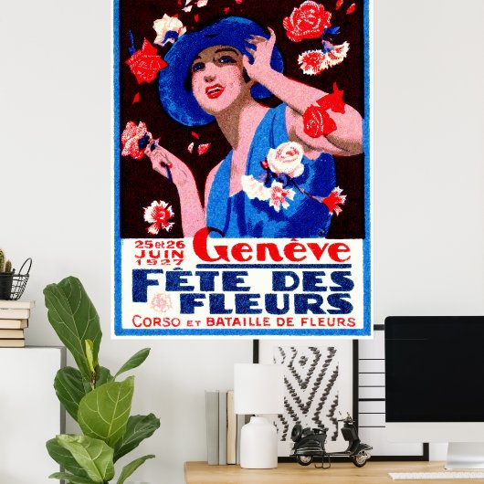 1927 Poster van het Show van Genève (Thuiskantoor)