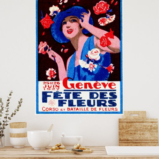 1927 Poster van het Show van Genève (Keuken)