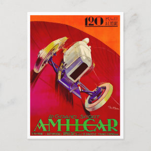 1927 races en races in Amilcar Briefkaart