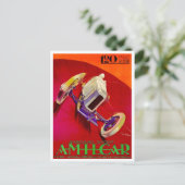 1927 races en races in Amilcar Briefkaart (Staand voorkant)