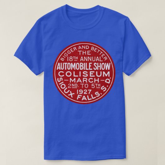 1927 South Dakota Show T-shirt (Design voorkant)