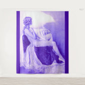 1927 Ziegfeld meisje Wandkleed (Voorkant)