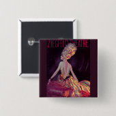 1927 Ziegfeld Theatre-hoofdkunst Vierkante Button 5,1 Cm (Voorkant /achterkant)