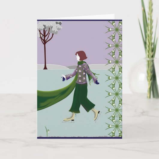 1927ICESKATING KAART (Voorkant)