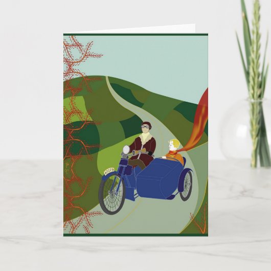 '1927MOTORCYCLING' KAART (Voorkant)