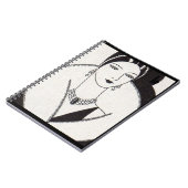 1928 art deco vrouw notitieboek (Linkerzijde)