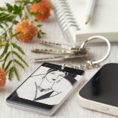 1928 art deco vrouw sleutelhanger (Voorkant Rechts)