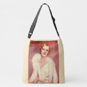 1928 Bedekking Ziegfeld-theaterprogramma Crossbody Tas (Achterkant)