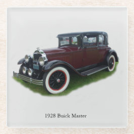 1928 Buick Master glass onderzetter Glazen Onderzetter
