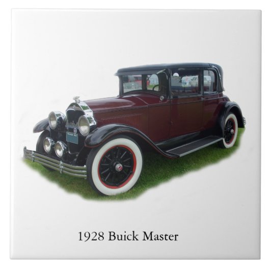 1928 Buick Master tile Tegeltje (Voorkant)