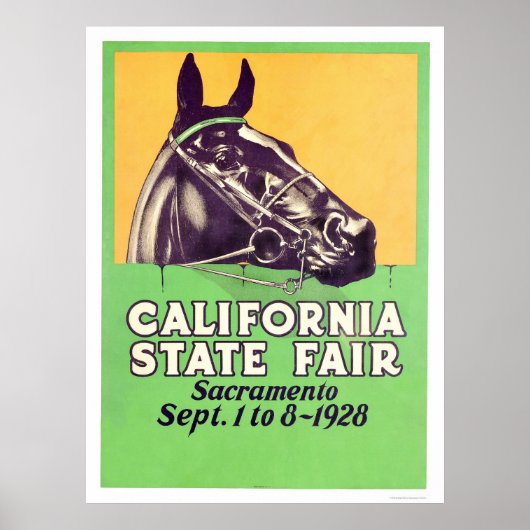 1928 California State Fair Poster (Voorkant)