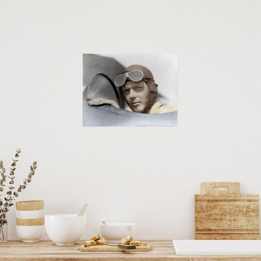1928 CHARLES LINDBERGH POSTER (Keuken)