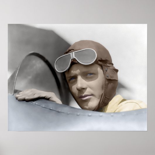 1928 CHARLES LINDBERGH POSTER (Voorkant)