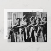 1928 dansers briefkaart (Voorkant / Achterkant)