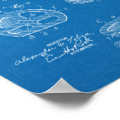 1928 Golf Club Head Design Patent Art Print (Hoek)