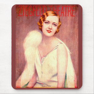 1928 Het Ziegfeld Theaterprogramma bestrijkt Maril Muismat