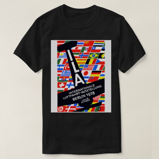 1928 Internationaal Show T-shirt (Design voorkant)
