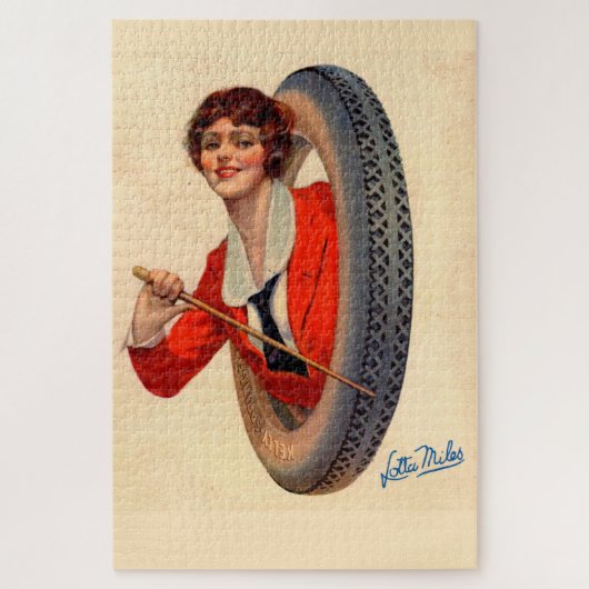 1928 Kelly-Springfields Tire mascot Lotta Miles Legpuzzel (Verticaal)