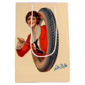 1928 Kelly-Springfields Tire mascot Lotta Miles Medium Cadeauzakje (Achterkant)