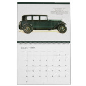 1928 Klassieke auto's Oude Antiek auto's  coupe Kalender (Jan 2027)
