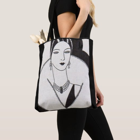1928 kunstdecovrouwprins tote bag (Dichtbij)