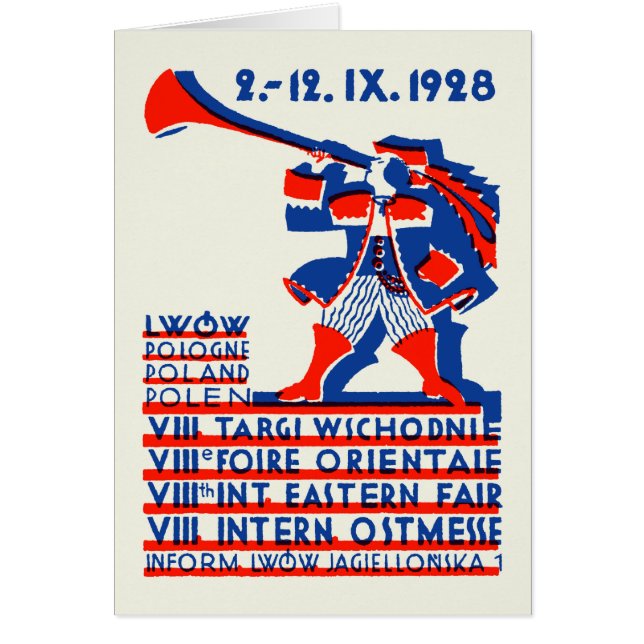 1928 Lwow Eastern International Fair (Voorkant)