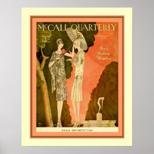 1928 McCall Deco Magazine Hoesje 16x20 Poster