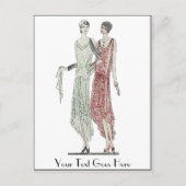 1928 Mode voor flatpanels Briefkaart (Voorkant)