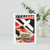 1928 Paris Air Show Briefkaart (Staand voorkant)