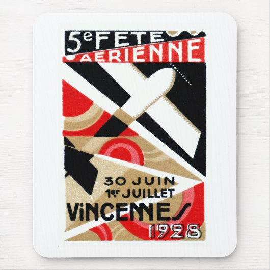 1928 Paris Air Show Muismat (Voorkant)