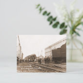 1928 Treinwrak Briefkaart (Staand voorkant)