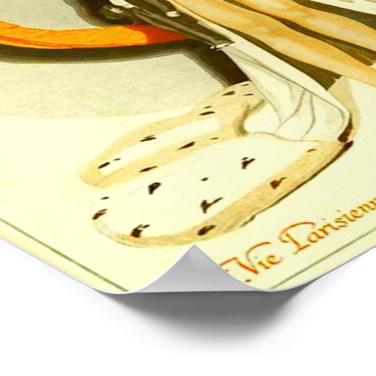 1928 Vie Parisienne Magazine Hoesje Poster (Hoek)