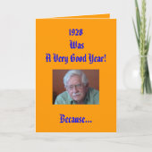 1928 was een goed jaar! kaart (Voorkant)