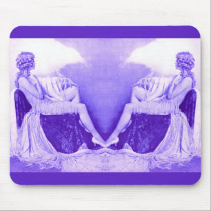 1928 Ziegfeld meisje keer twee Muismat
