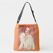 1928 Ziegfeld Theatre Programma bestrijkt Marilyn  Crossbody Tas (Achterkant)