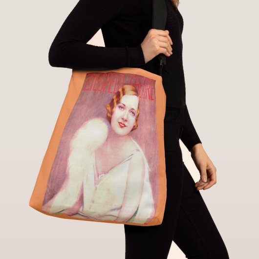 1928 Ziegfeld Theatre Programma bestrijkt Marilyn  Crossbody Tas (Dichtbij)